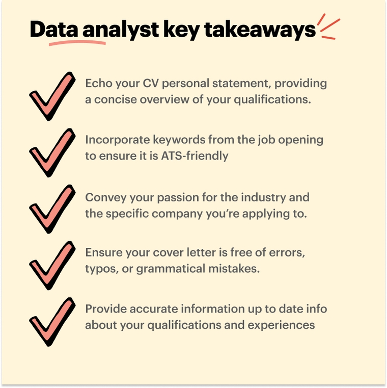 Data analyst key takeaways