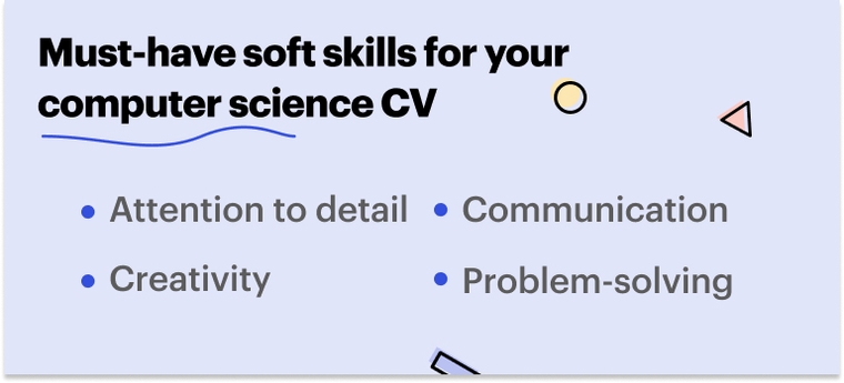 Must-have soft skills computer science CV