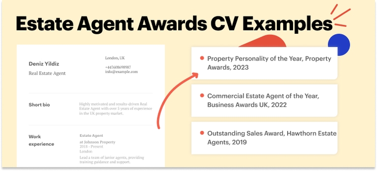 CV Award Examples