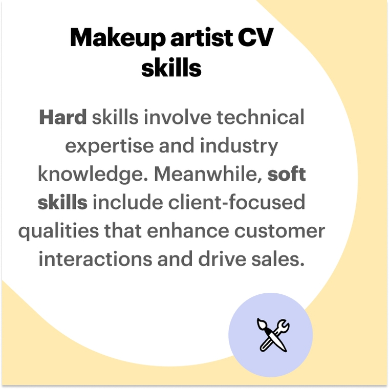 Makeup Artist CV Skills Makeup artist CV Skills