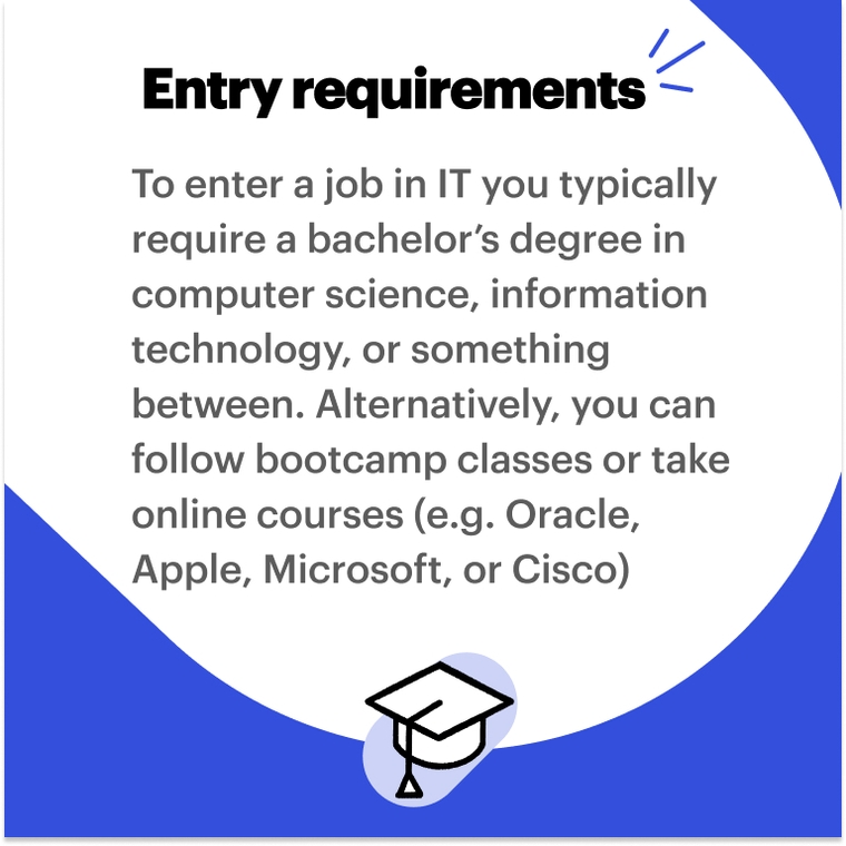 IT CV - entry requirements