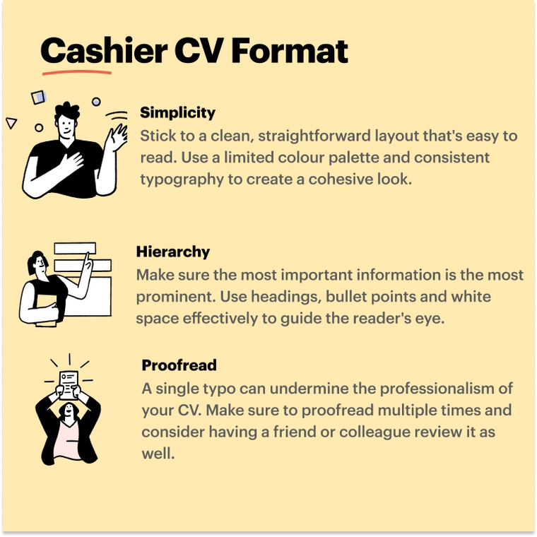 Cashier CV format Cashier CV format