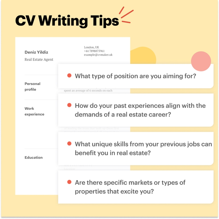 Estate Agent CV tips