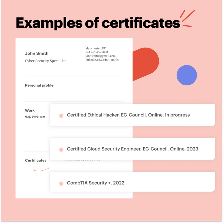 examples of cyber security certificates examples of cyber security certificates