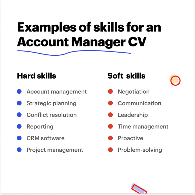 Account Manager CV skills Account Manager CV skills