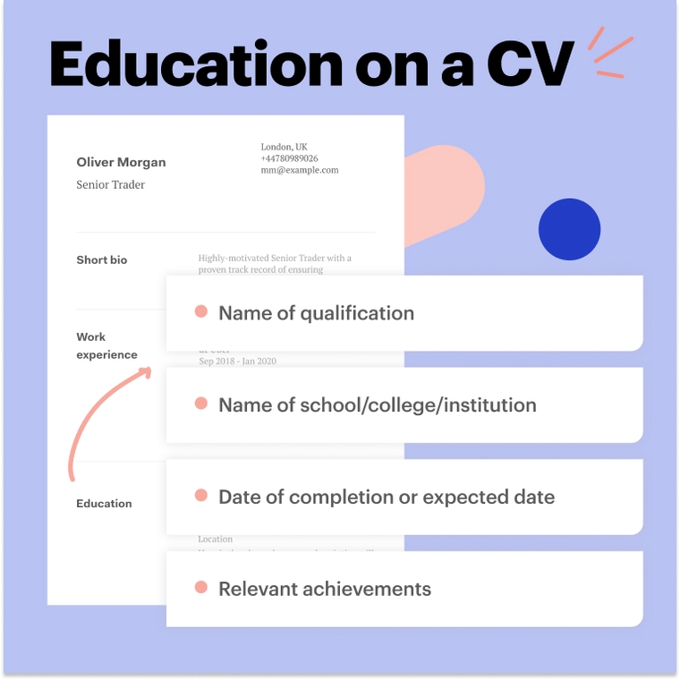 CV Education tips CV Education tips