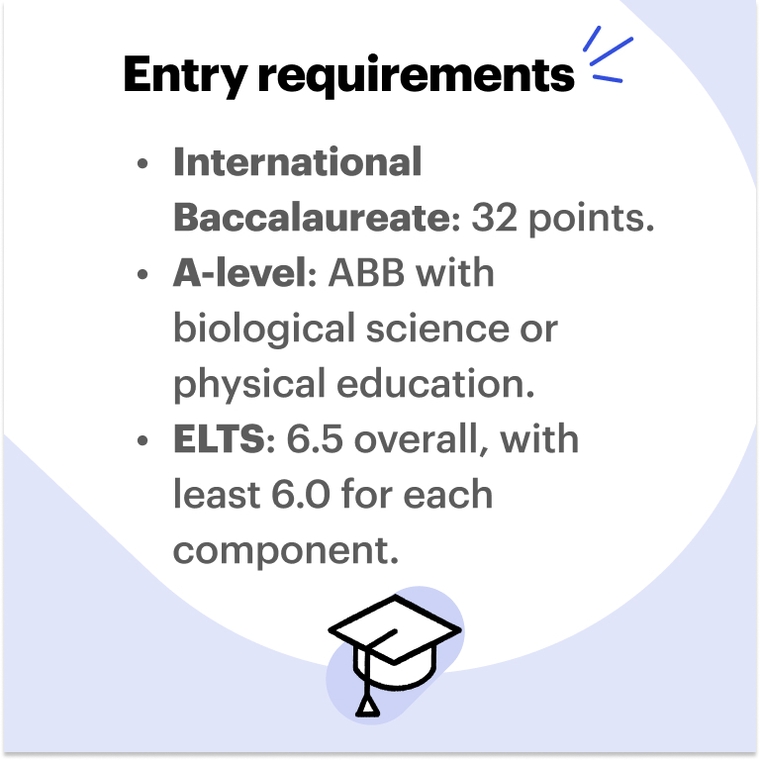 Physiotherapist CV - entry requirements Physiotherapist CV - entry requirements