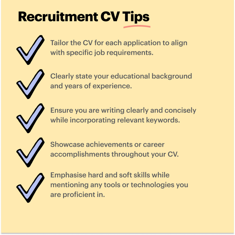 recruitment CV best tips