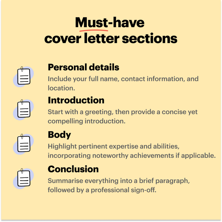 must-have CV sections must-have CV sections