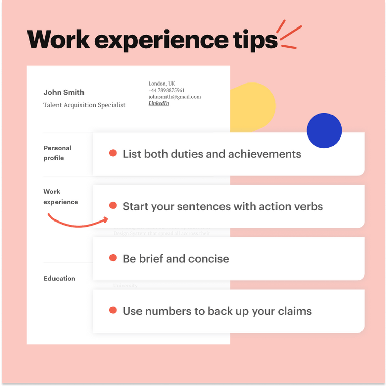 Talent Acquisition CV Work Experience Talent Acquisition CV Work Experience