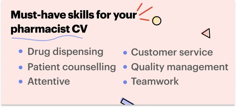 Must-have skills for a pharmacist CV