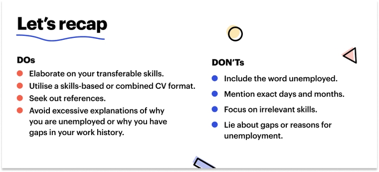 How to Explain Unemployment on a CV How to Explain Unemployment on a CV