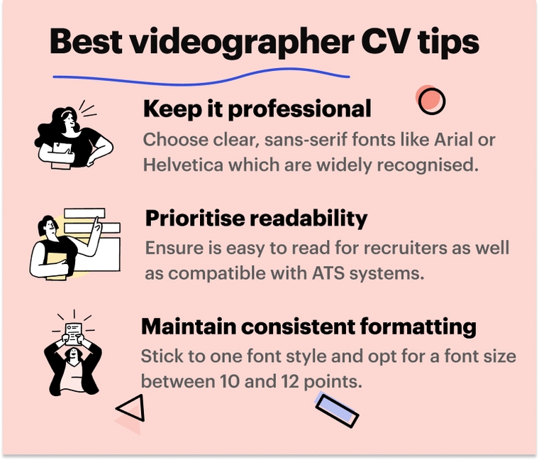 Videographer CV - No experience tips